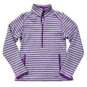 Patagonia Better Sweater Half Zip Pullover M Purple Marsupial Stripe